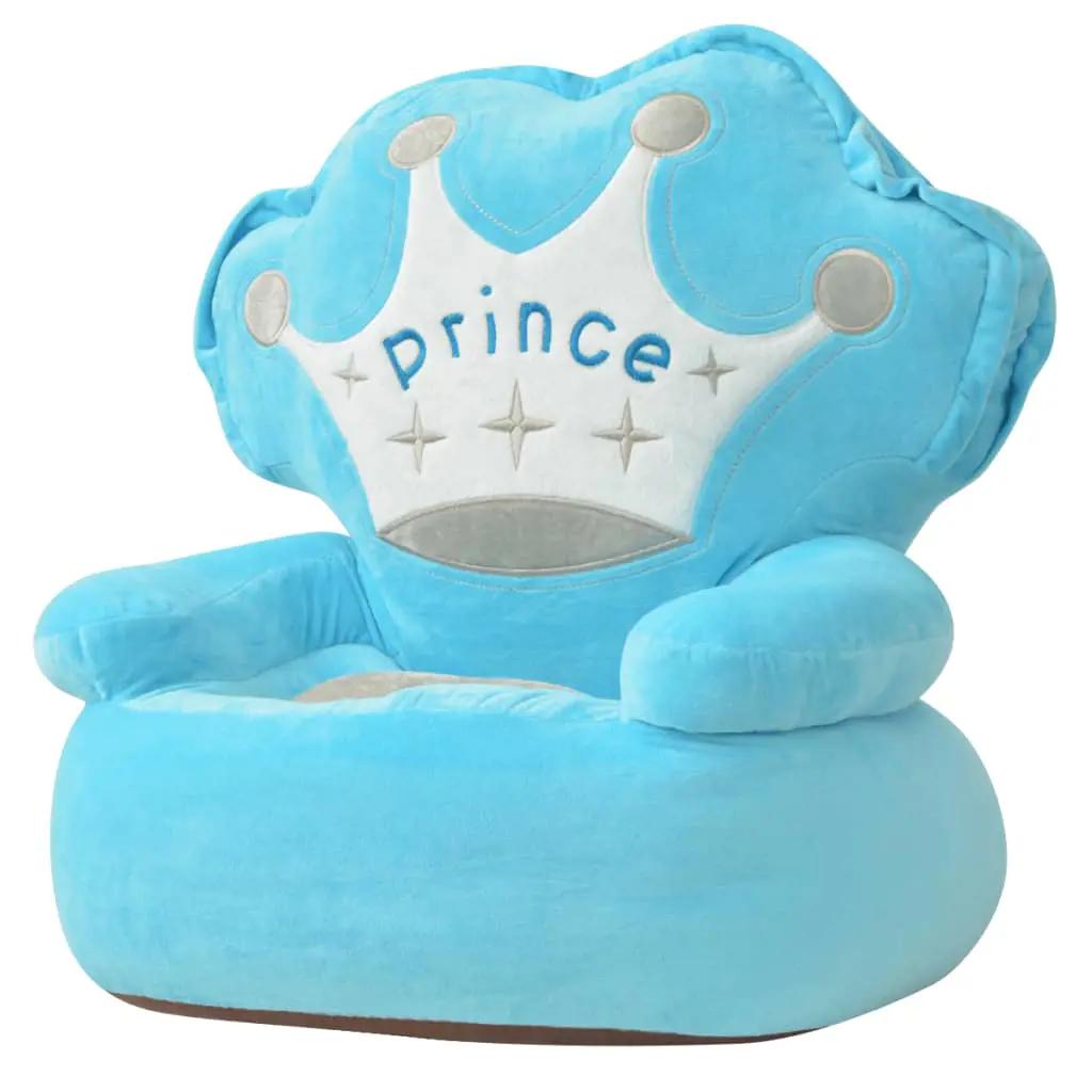 Kinderstoel prins pluche blauw (1)