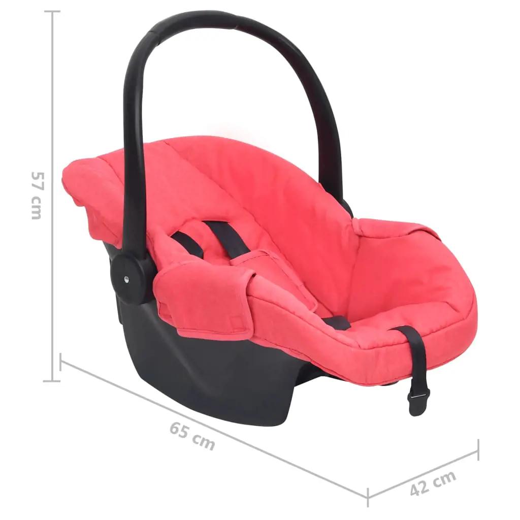 Babyautostoel 42x65x57 cm rood (9)