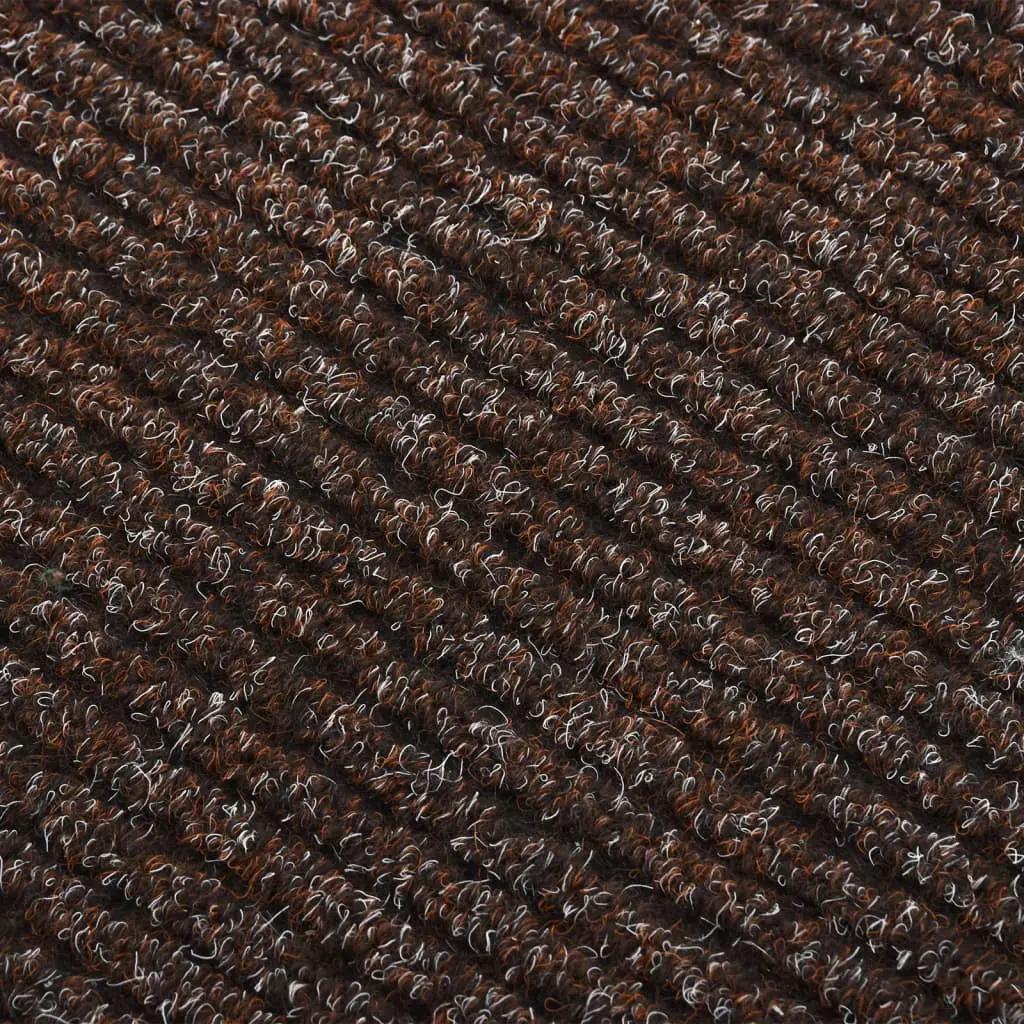 Droogloopmat 100x400 cm bruin (2)