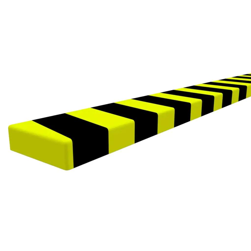 Hoekbeschermer 6x2x101,5 cm PU geel en zwart (4)