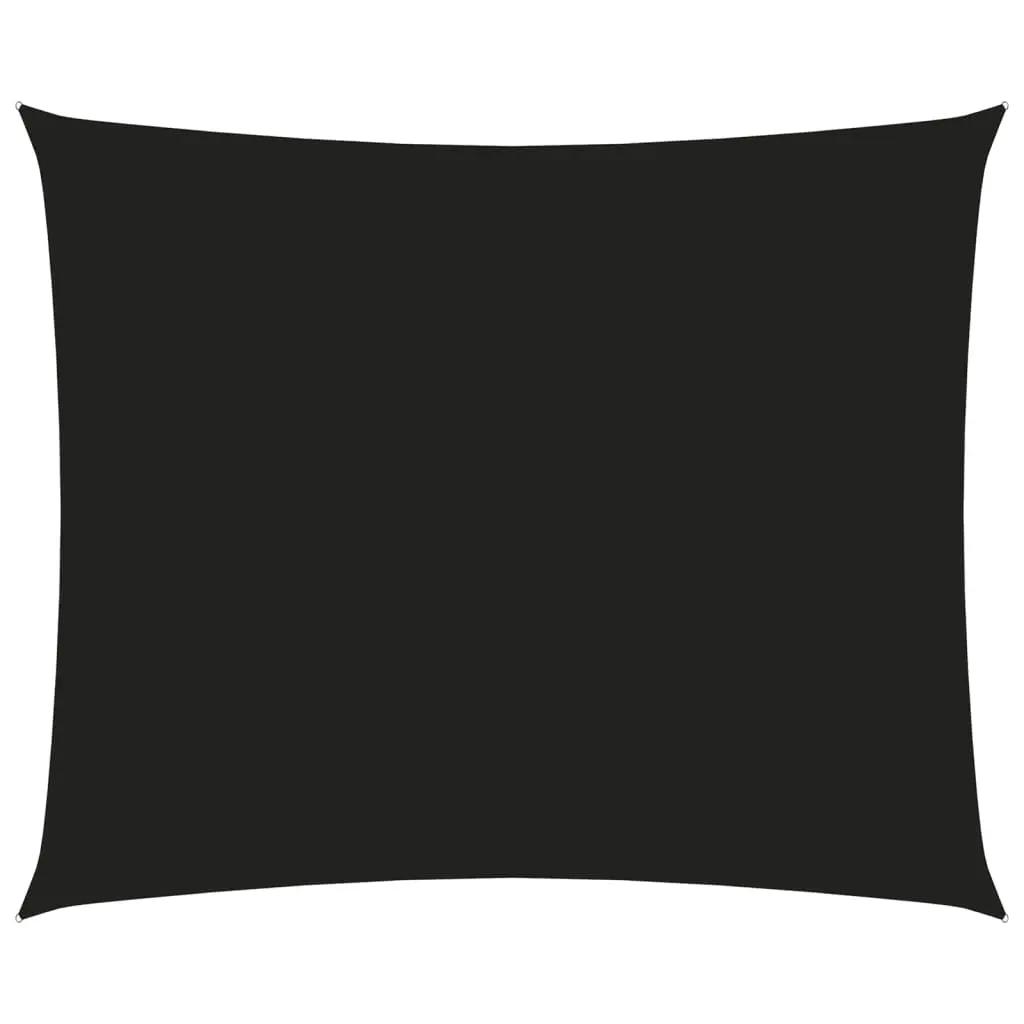 Zonnescherm rechthoekig 2x3 m oxford stof zwart (1)