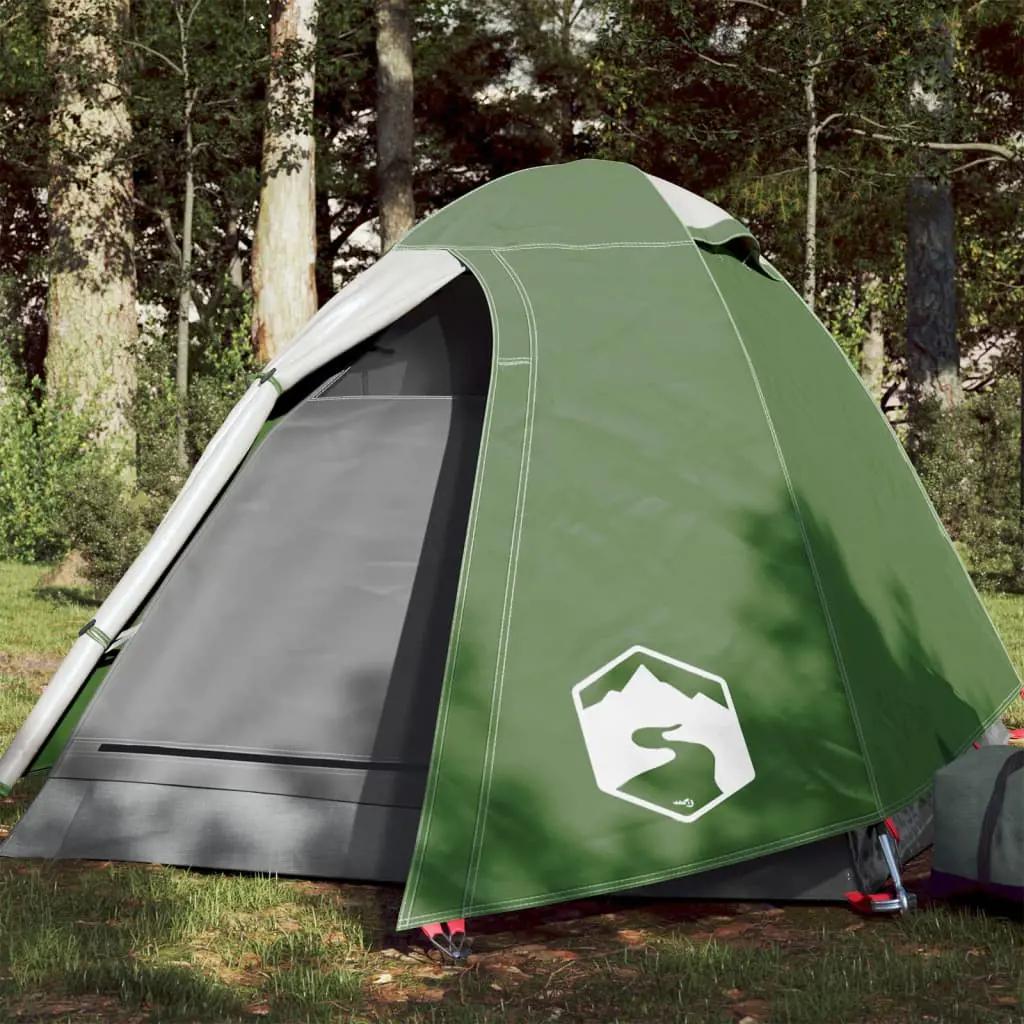 Tent 2-persoons 254x135x112 cm 185T taft groen