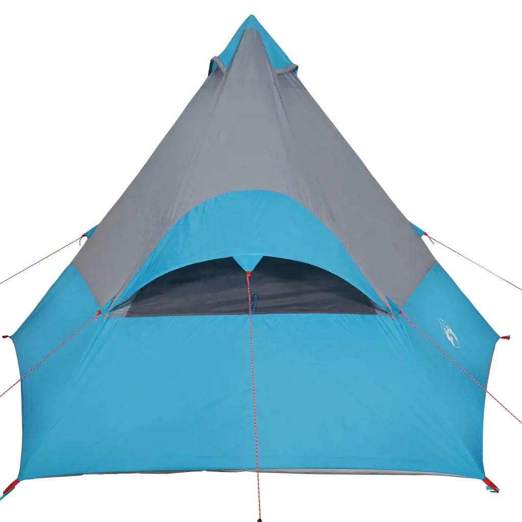 Tent 7-persoons waterdicht blauw (9)