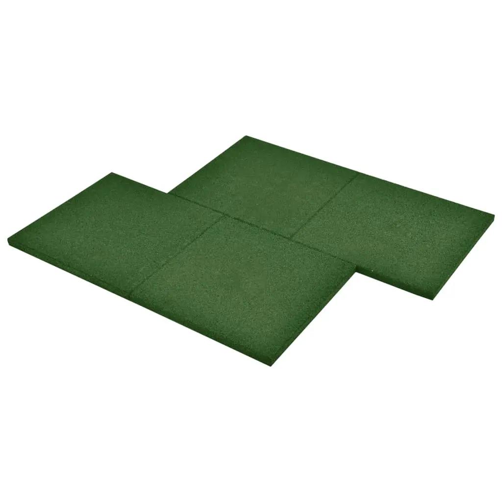 Valtegels 12 st 50x50x3 cm rubber groen (4)