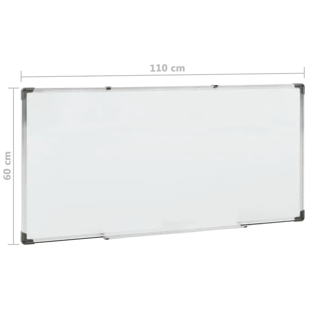 Whiteboard magnetisch 110x60 cm staal wit (9)