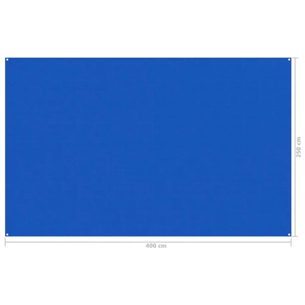 Tenttapijt 250x400 cm blauw (4)