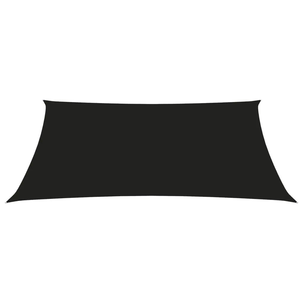 Zonnescherm rechthoekig 2x3 m oxford stof zwart (2)