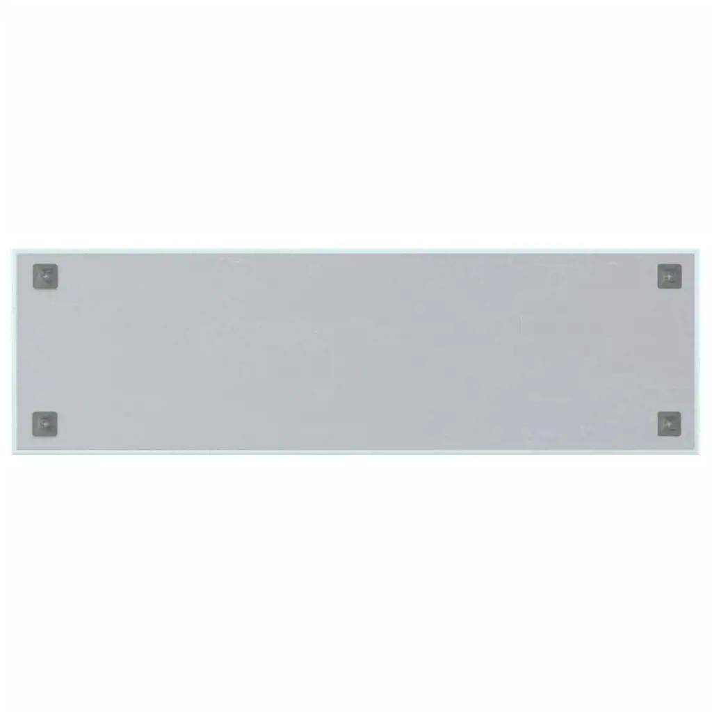 Magneetbord voor aan de wand 100x30 cm gehard glas wit (4)