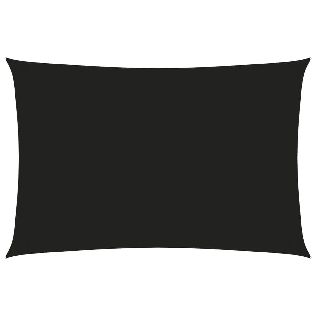 Zonnescherm rechthoekig 5x7 m oxford stof zwart (1)