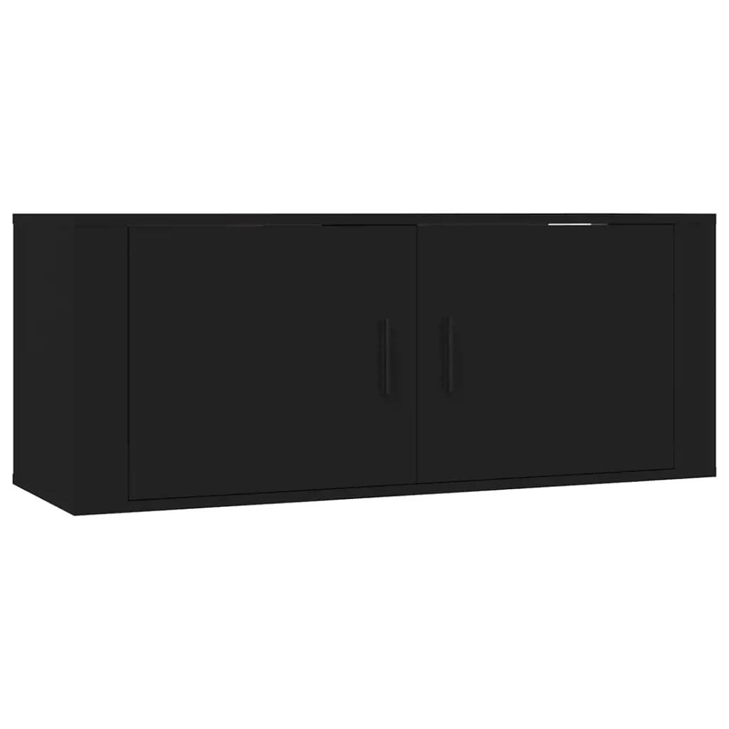 Tv-wandmeubels 3 st 100x34,5x40 cm zwart (4)
