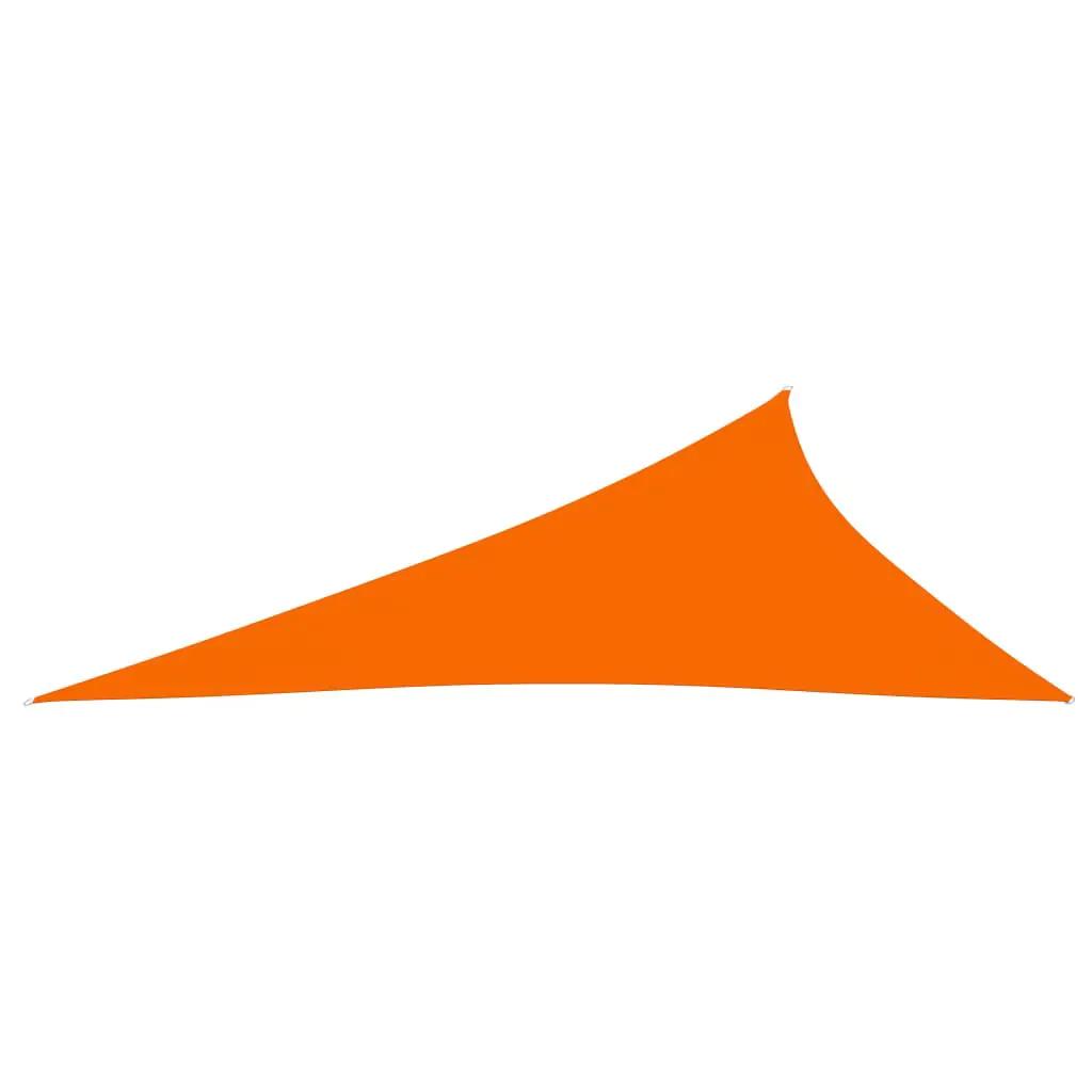 Zonnescherm driehoekig 3x4x5 m oxford stof oranje (2)