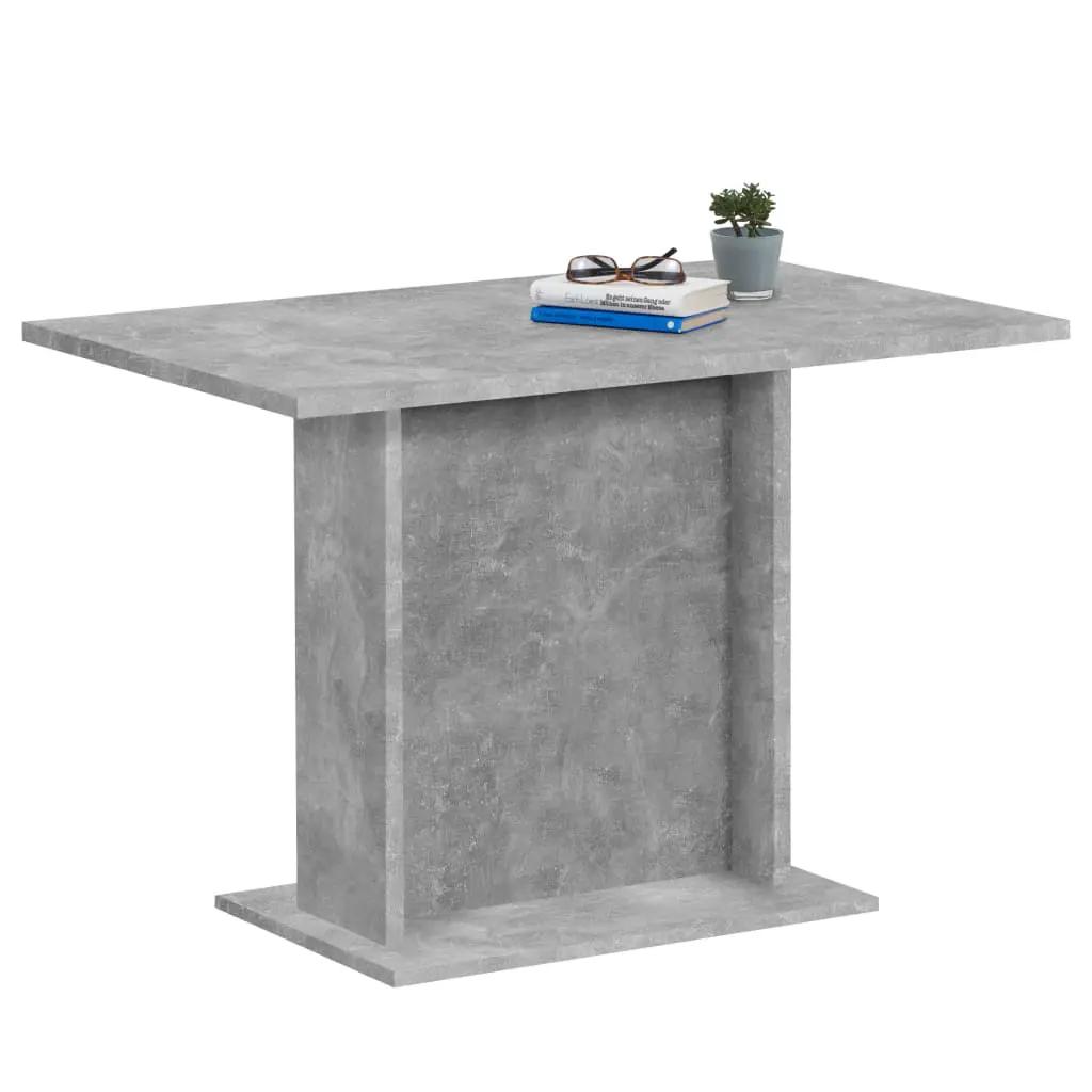 FMD Eettafel 110 cm betongrijs (1)