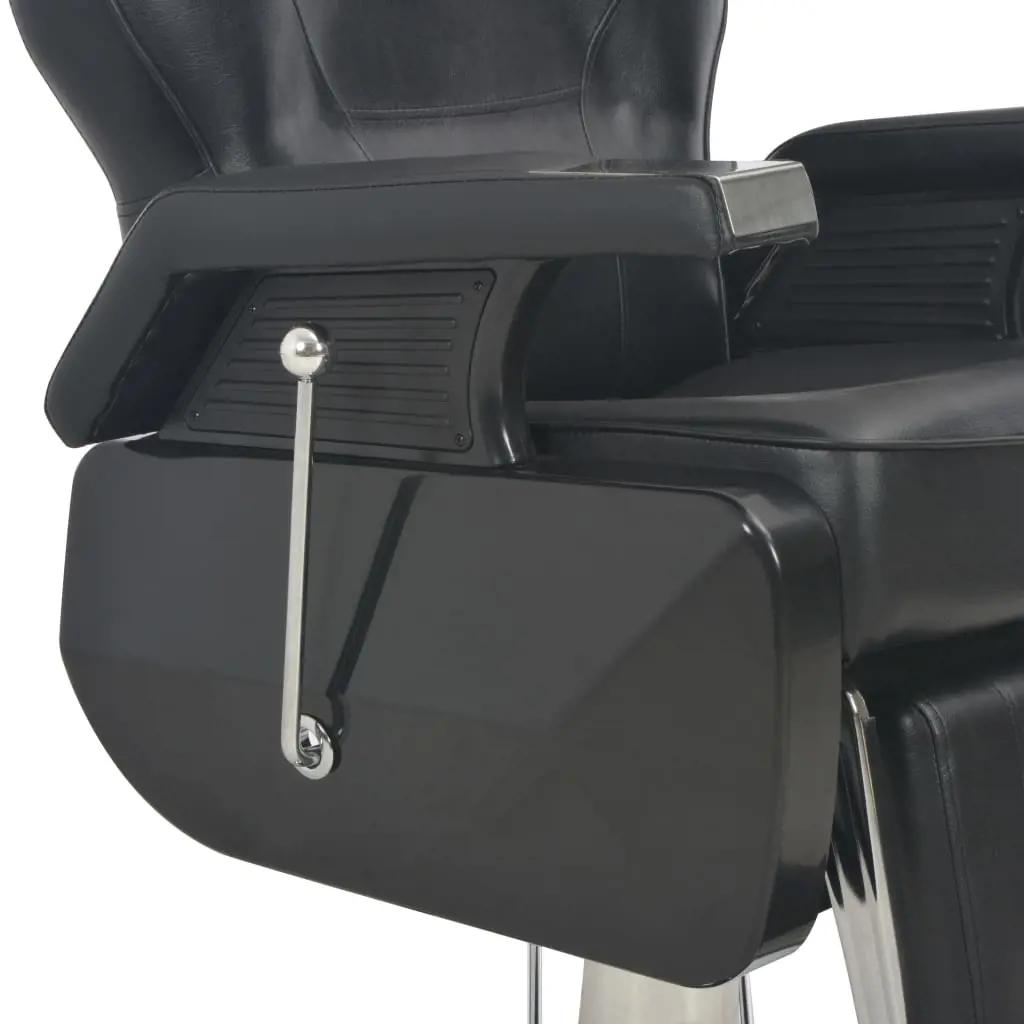 Kappersstoel 72x68x98 cm kunstleer zwart (8)