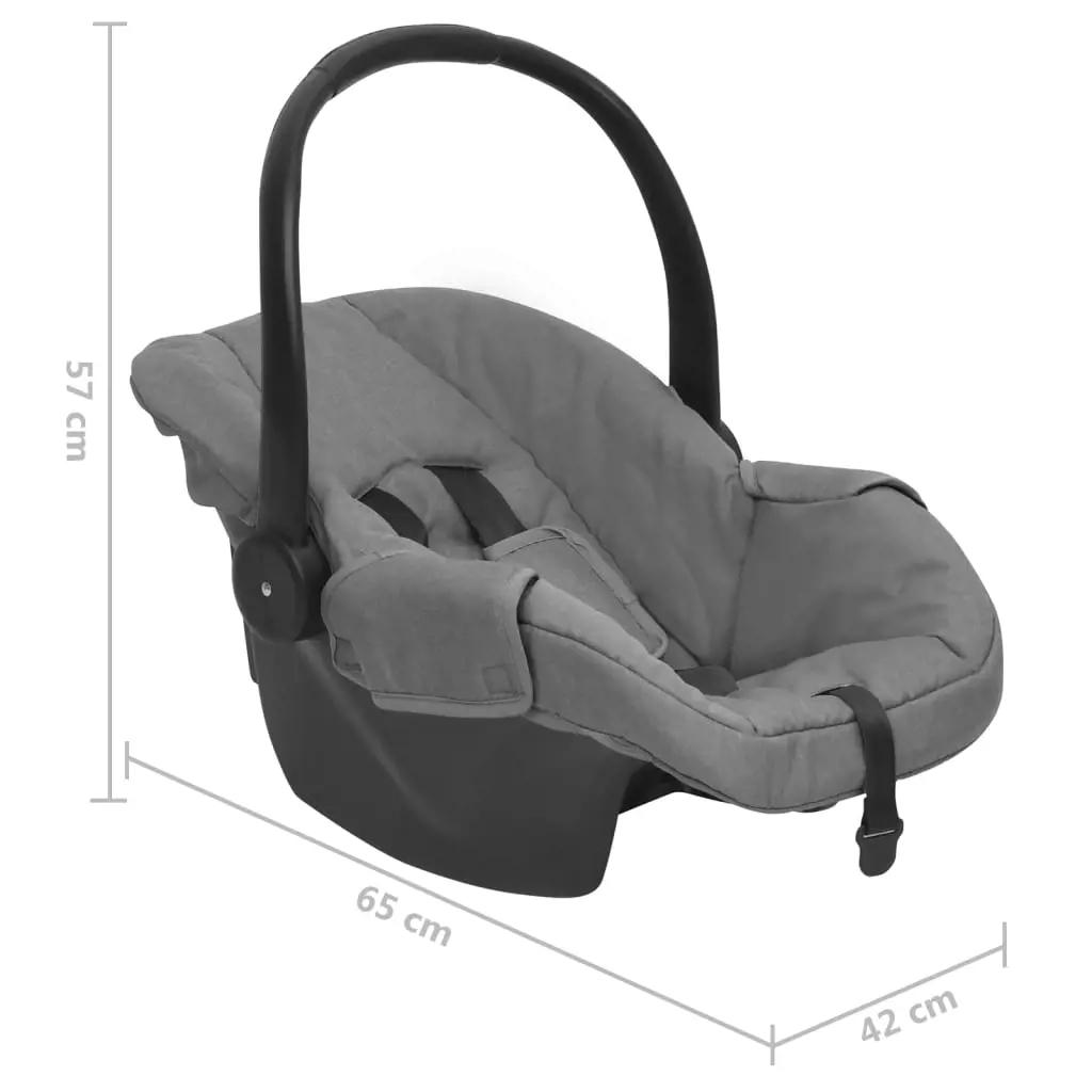 Babyautostoel 42x65x57 cm lichtgrijs (9)