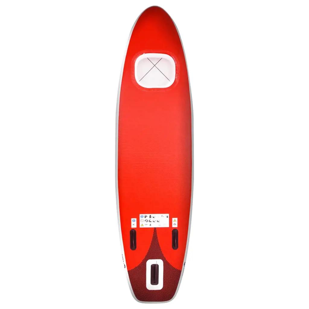Stand Up Paddleboardset opblaasbaar 360x81x10 cm rood (4)