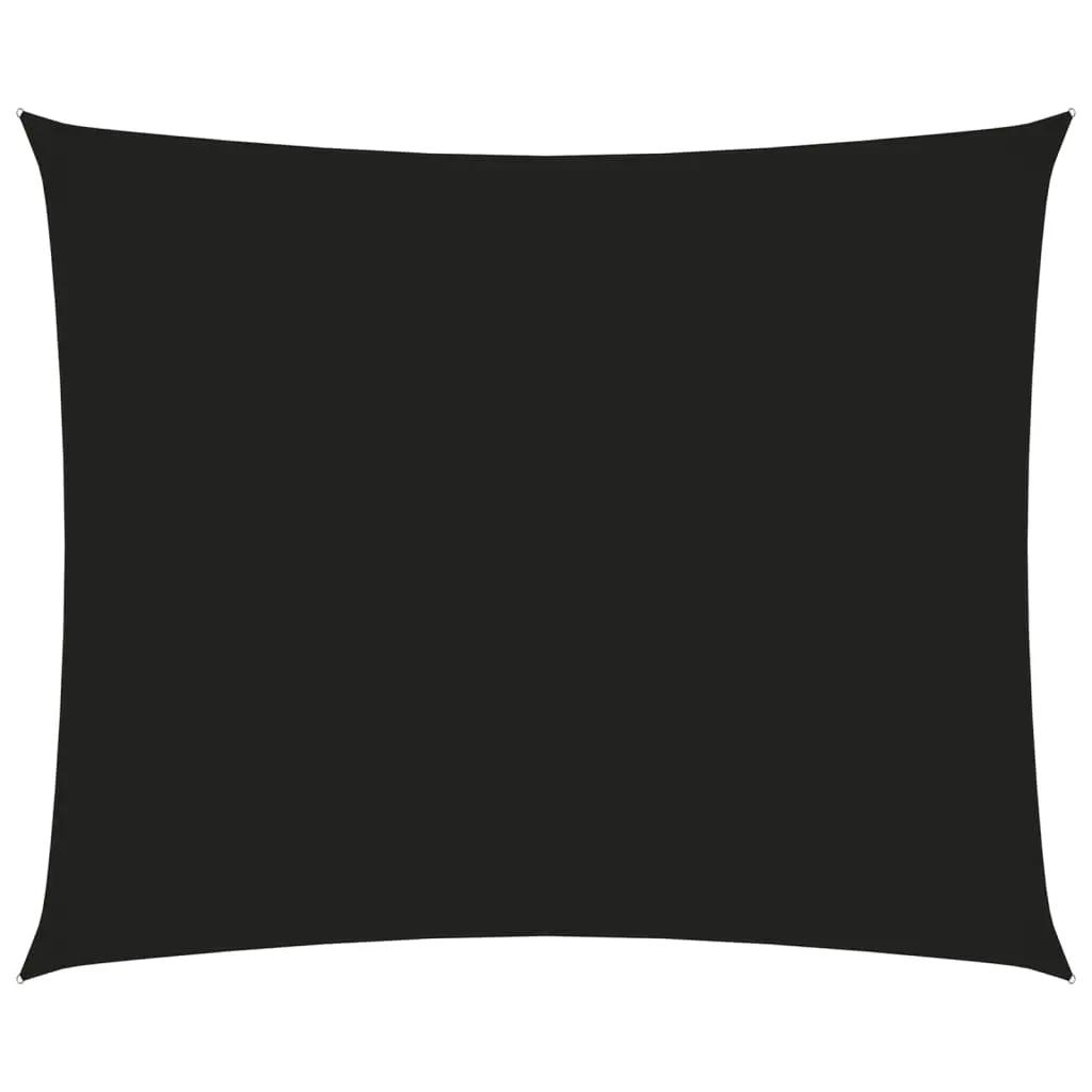 Zonnescherm rechthoekig 4x5 m oxford stof zwart (1)