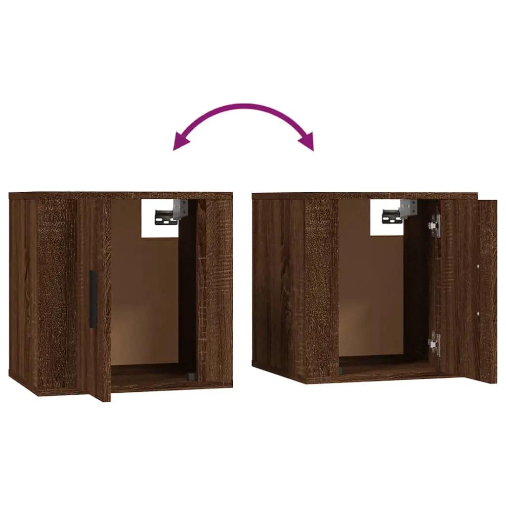 3-delige Tv-meubelset bewerkt hout bruin eikenkleur (7)