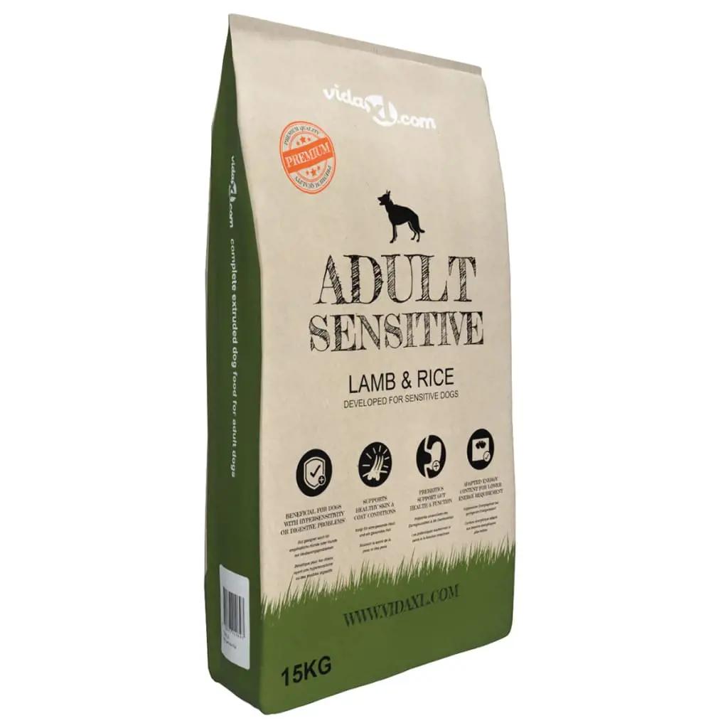 Premium hondenvoer droog Adult Sensitive Lamb & Rice 15kg (1)