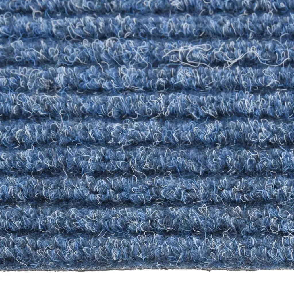 Droogloopmat 100x250 cm blauw (3)