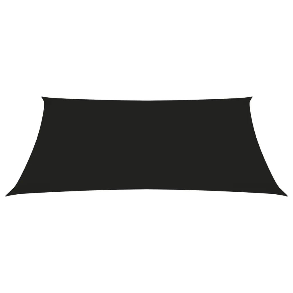 Zonnescherm rechthoekig 2x3,5 m oxford stof zwart (2)