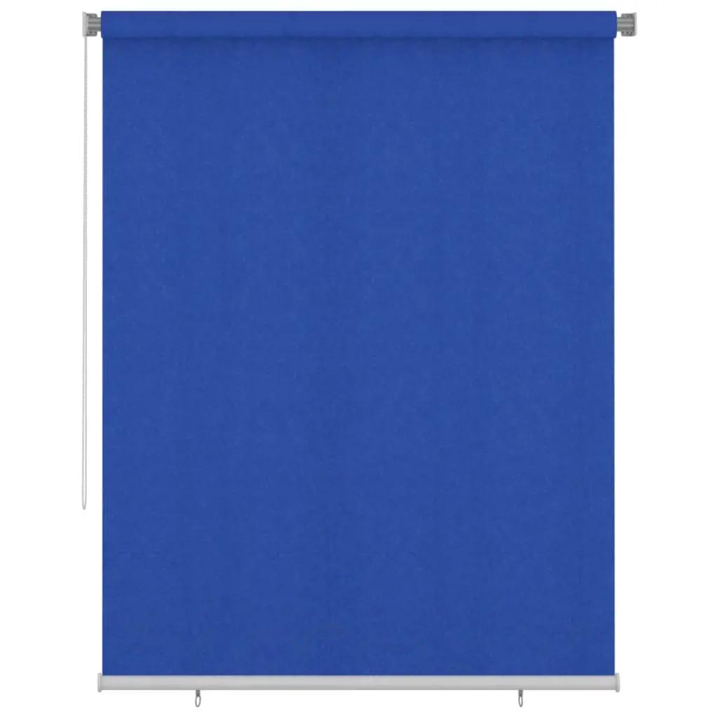 Rolgordijn voor buiten 180x230 cm HDPE blauw (1)