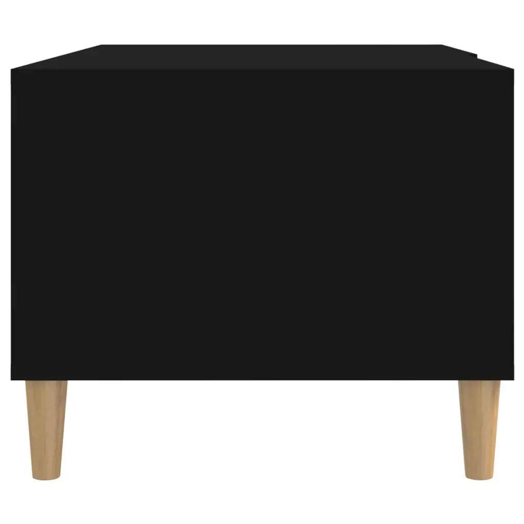 Salontafel 89,5x50x40 cm bewerkt hout zwart (9)