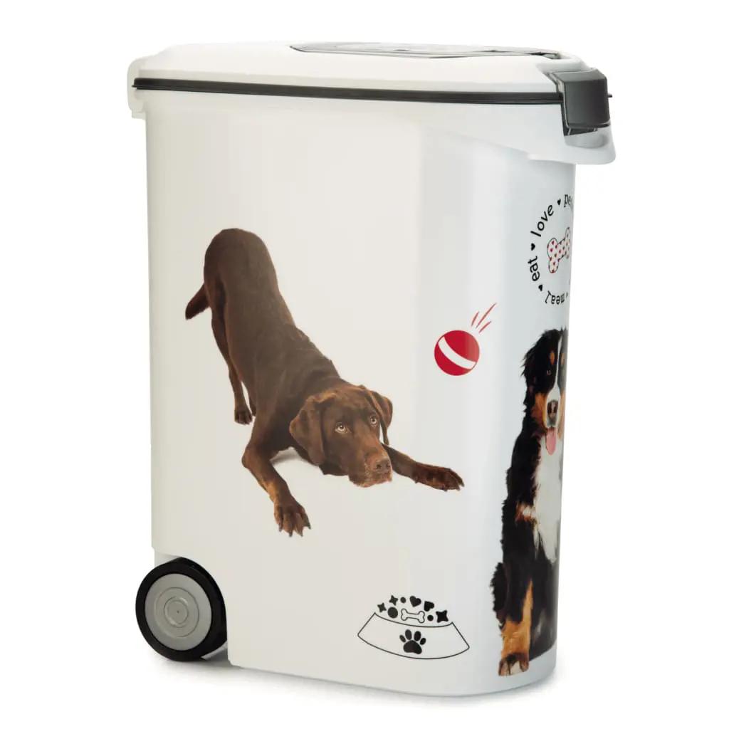 Curver Voedselcontainer hond met wielen 54 L (1)