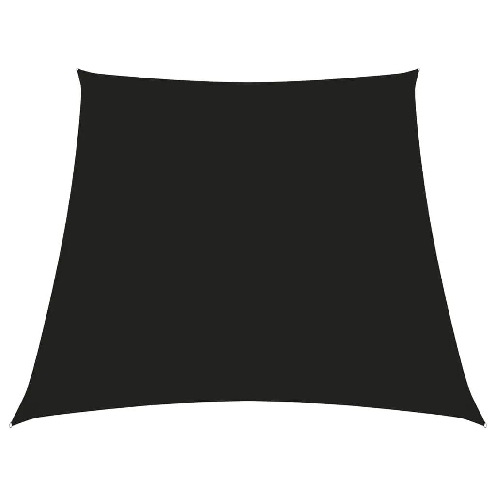 Zonnescherm trapezium 4/5x4 m oxford stof zwart (1)