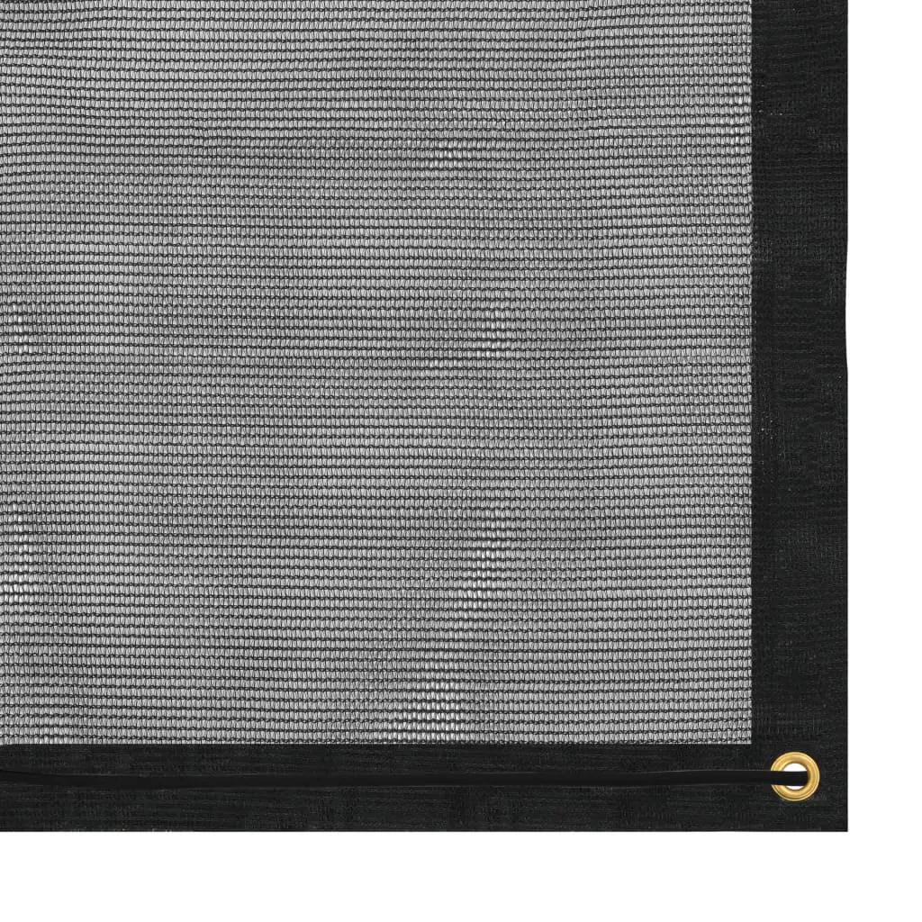 Aanhangwagennet 1,5x2,2 m HDPE zwart (5)