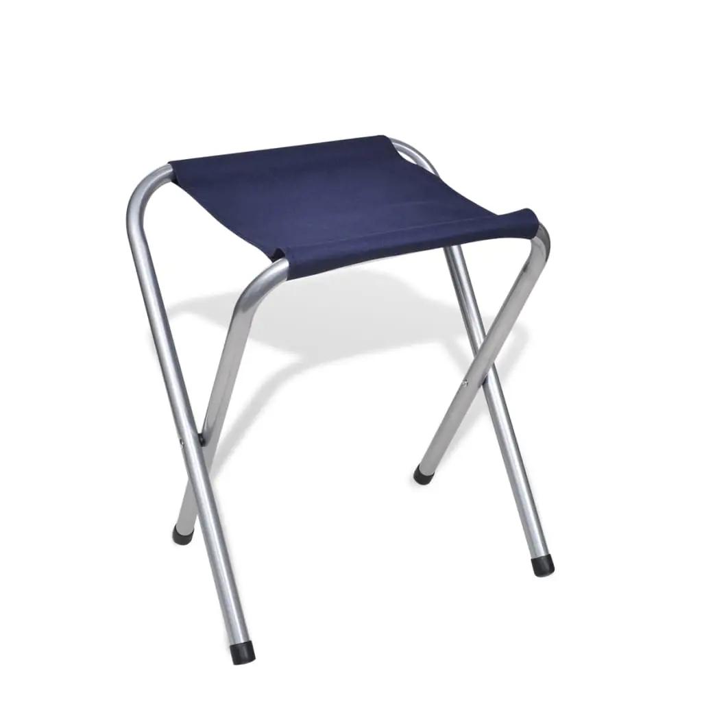 Campingtafel inklapbaar en verstelbaar aluminium 120 x 60 cm 4 stoelen (9)