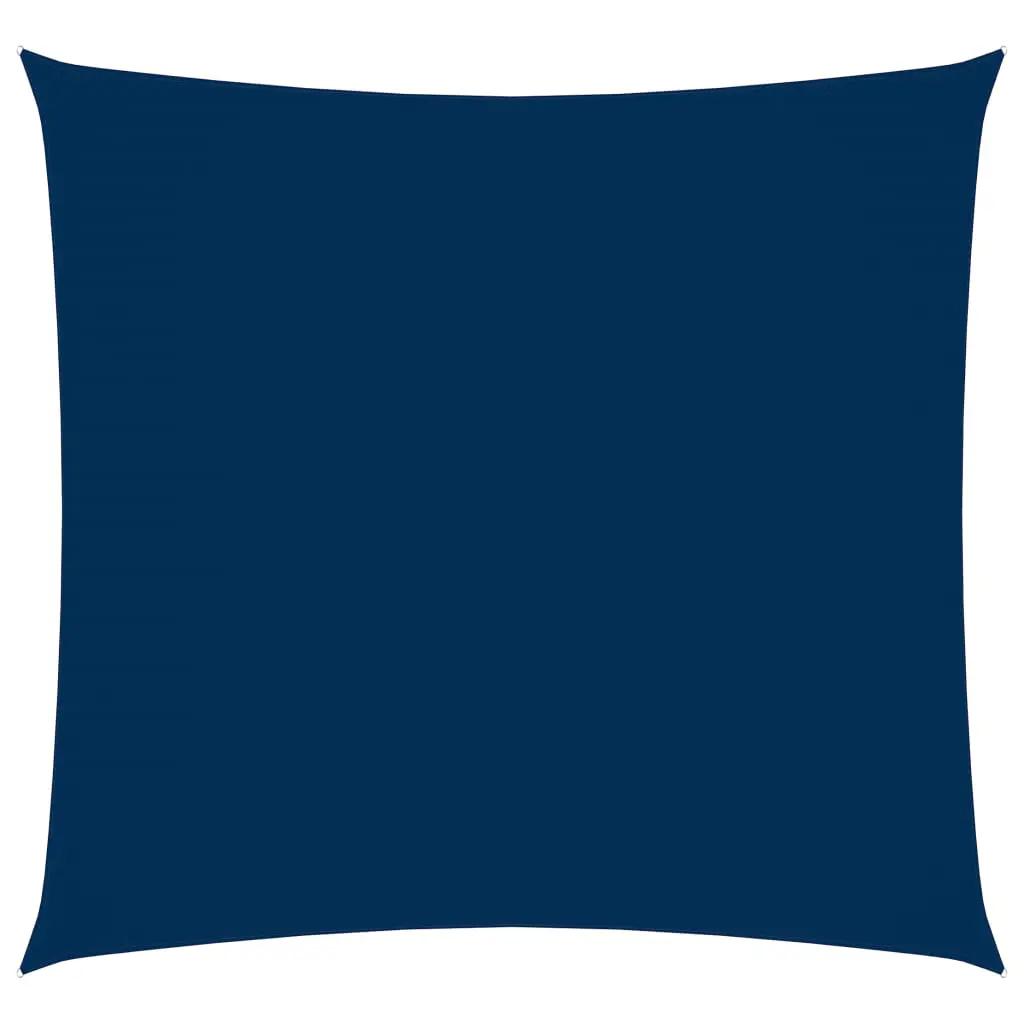 Zonnescherm vierkant 5x5 m oxford stof blauw (1)