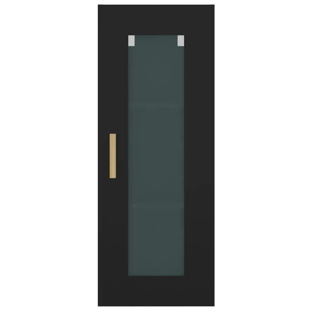 Hangkast 34,5x34x90 cm zwart (7)