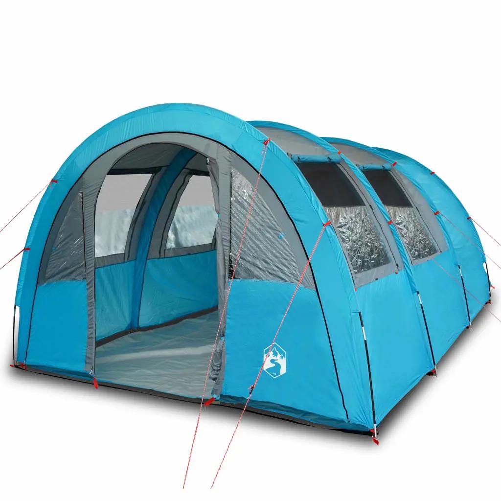 Tent 4-persoons waterdicht blauw (2)