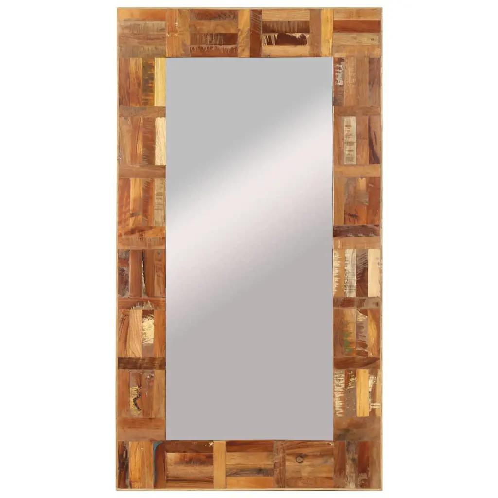 Wandspiegel 60x110 cm massief gerecycled hout