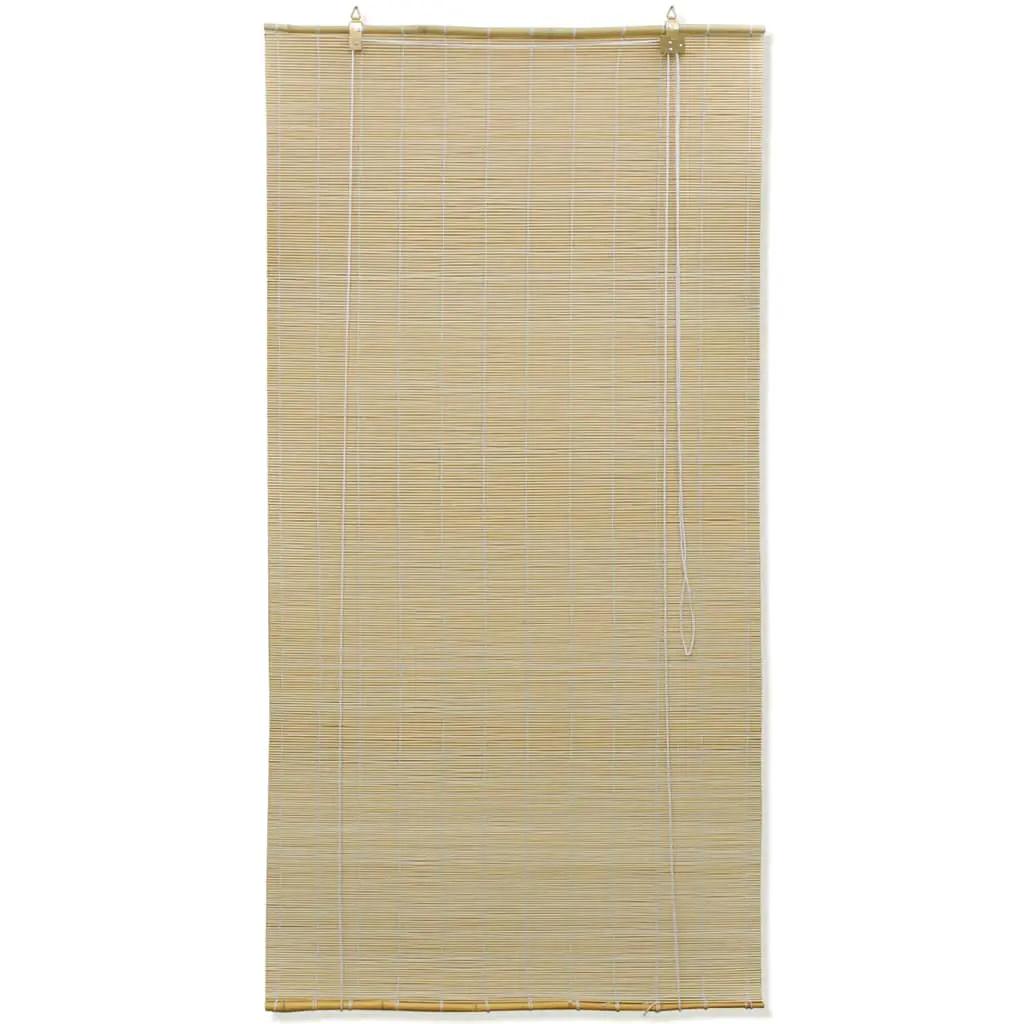 Rolgordijn 80x220 cm bamboe naturel (3)