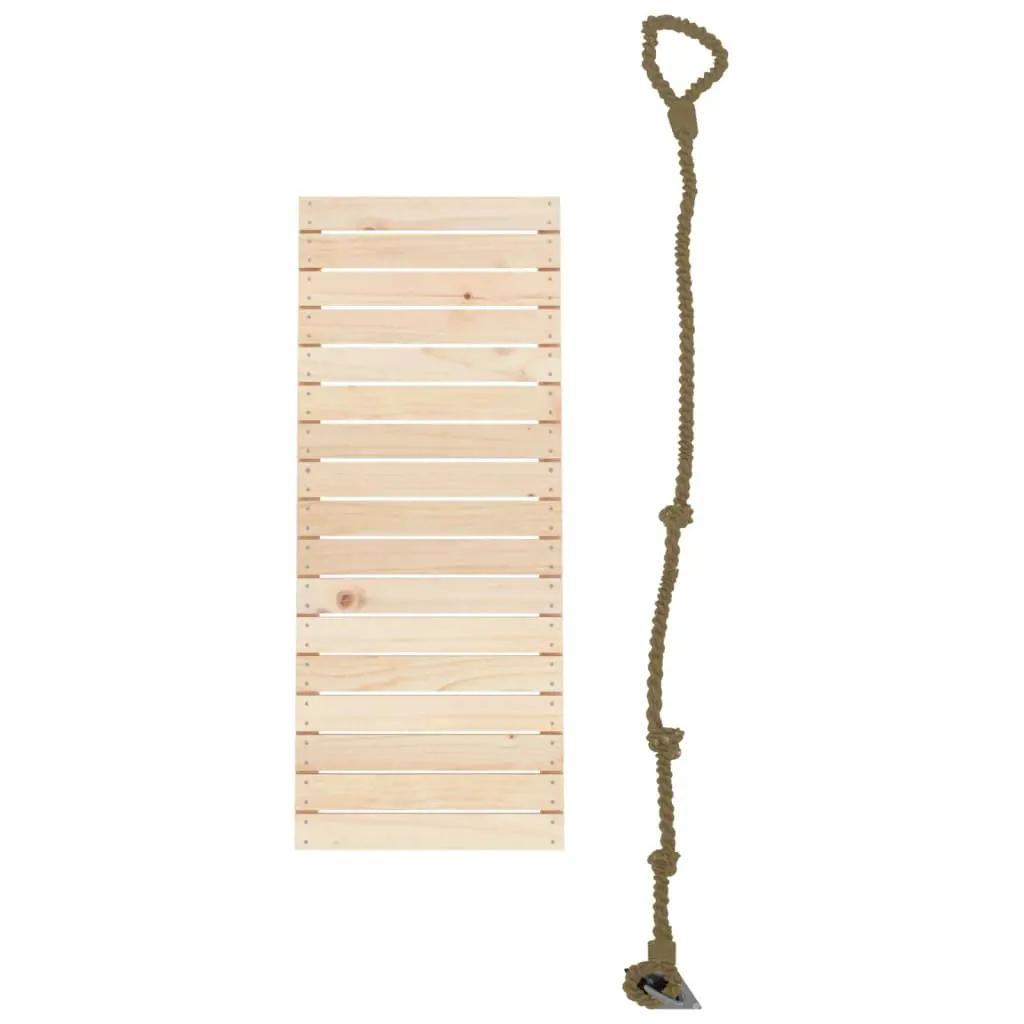 Klimwand met touw 44,5x5x108 cm massief grenenhout (3)