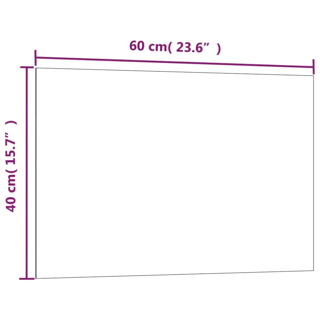 Magneetbord wandgemonteerd 60x40 cm gehard glas wit (5)