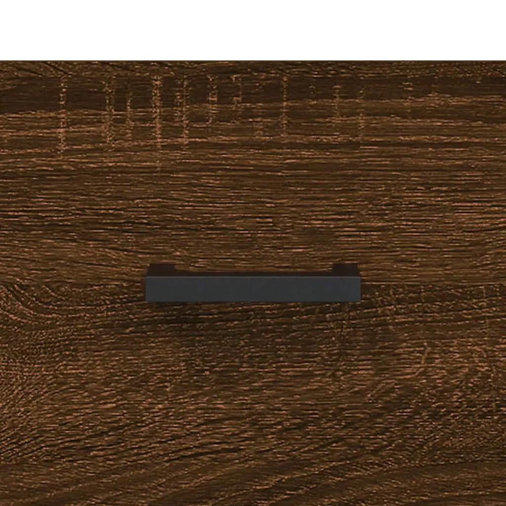 Dressoir 100x36x60 cm bewerkt hout bruin eikenkleur (9)