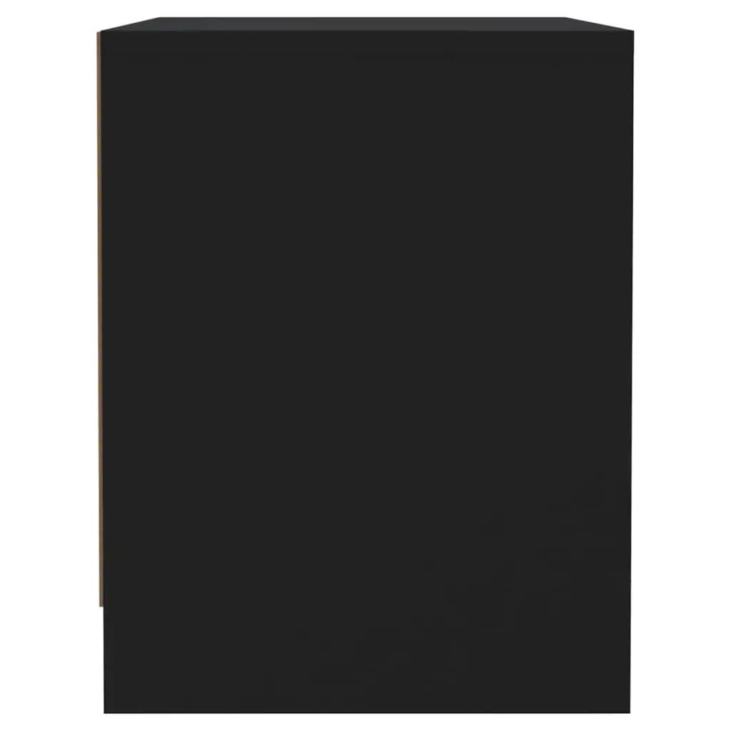Nachtkastjes 2 st 45x34x44,5 cm spaanplaat zwart (7)
