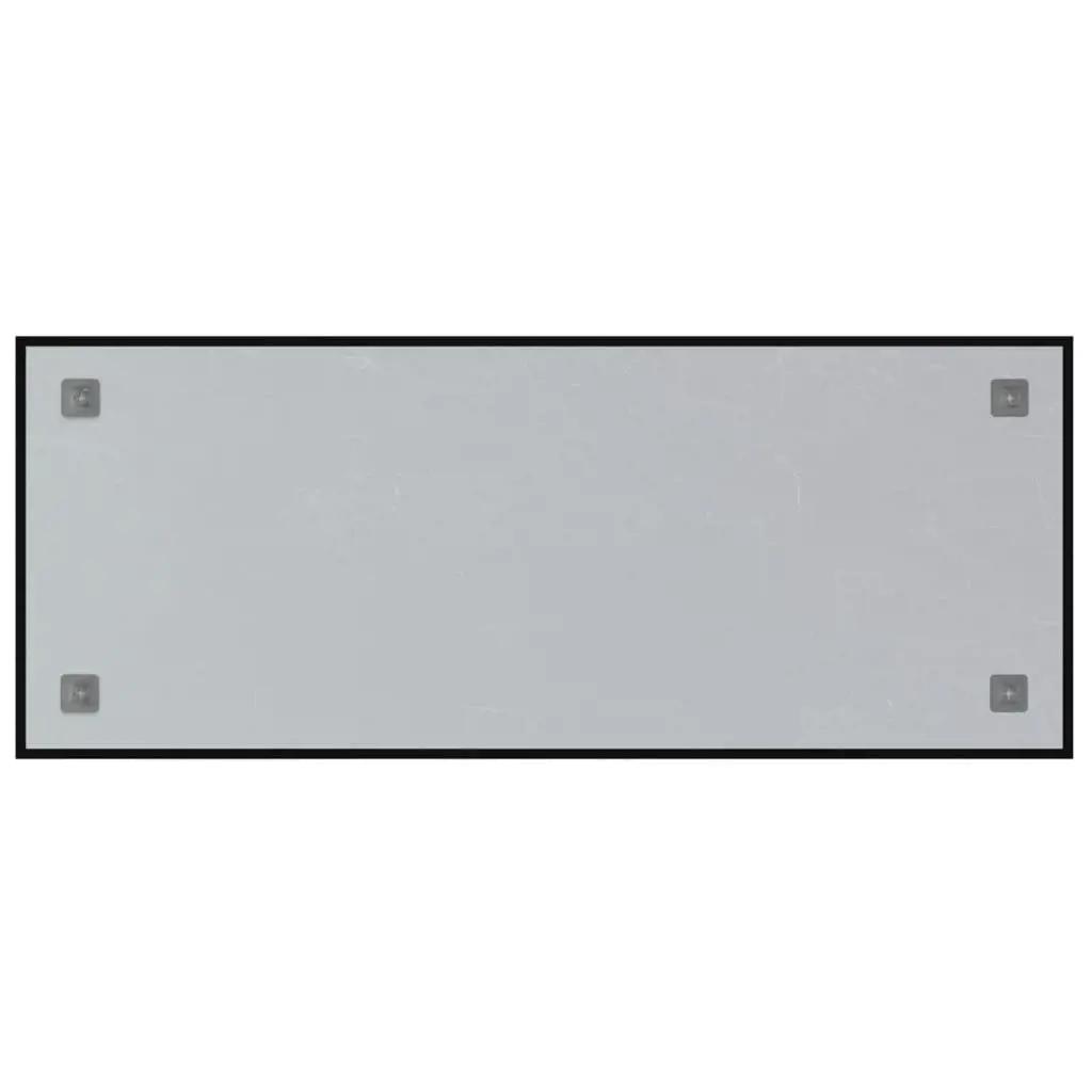 Magneetbord voor aan de wand 100x40 cm gehard glas zwart (4)