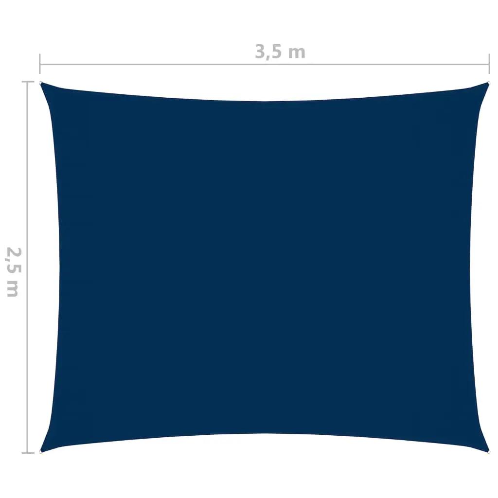 Zonnescherm rechthoekig 2,5x3,5 m oxford stof blauw (6)