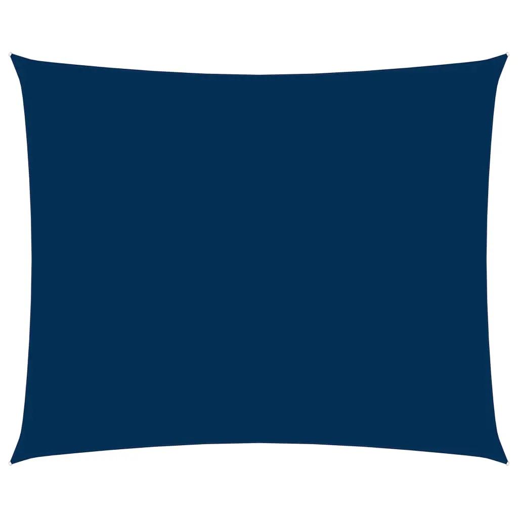 Zonnescherm rechthoekig 3x4,5 m oxford stof blauw (1)