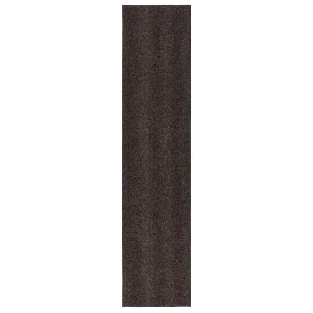 Droogloopmat 100x450 cm bruin (1)