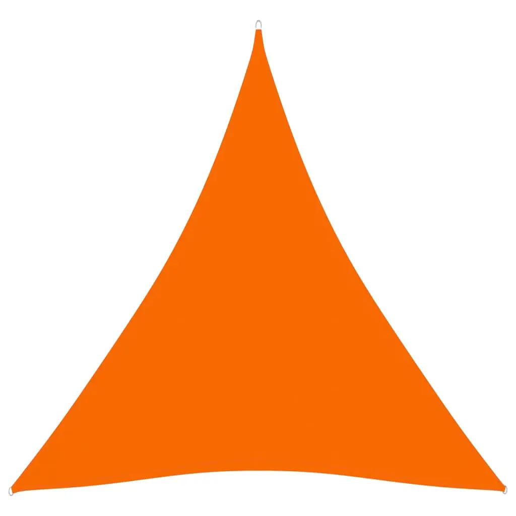 Zonnescherm driehoekig 3x3x3 m oxford stof oranje (1)
