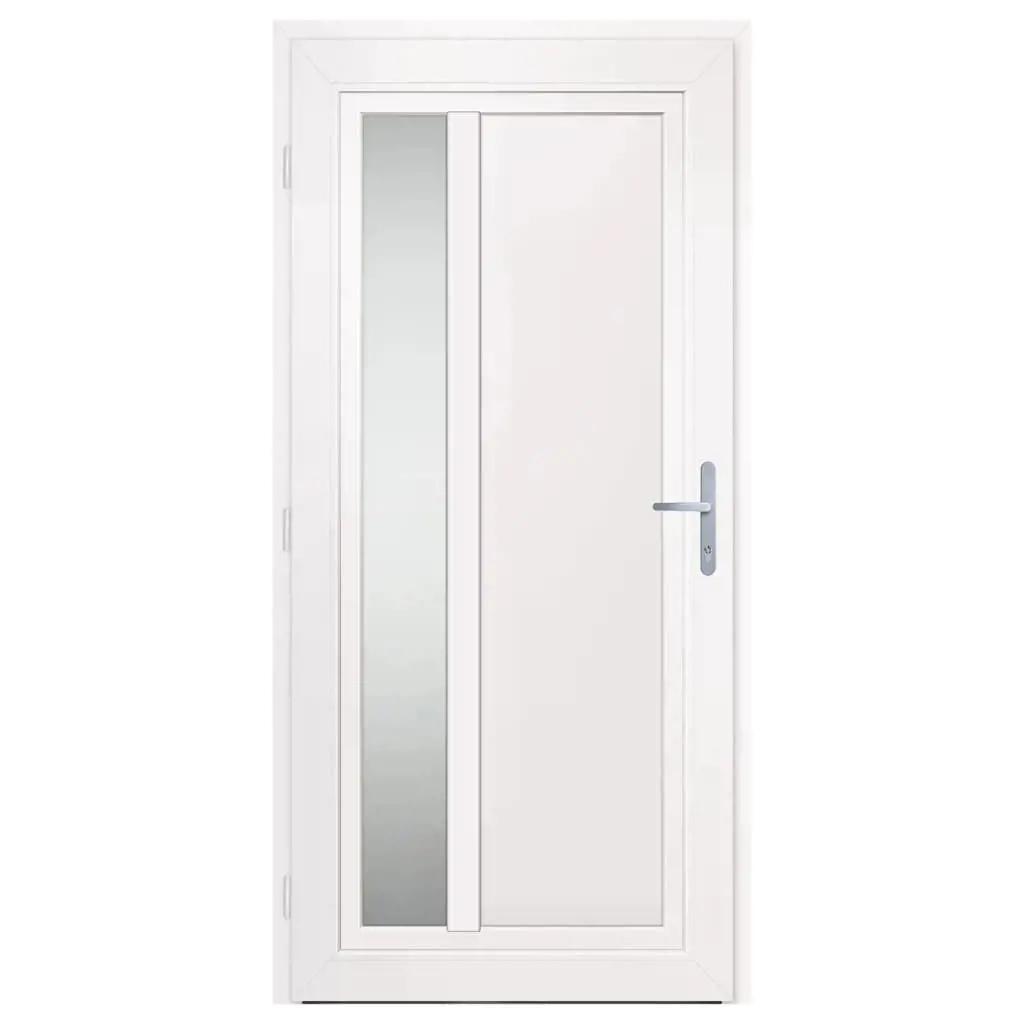 Voordeur 98x208 cm PVC wit (5)