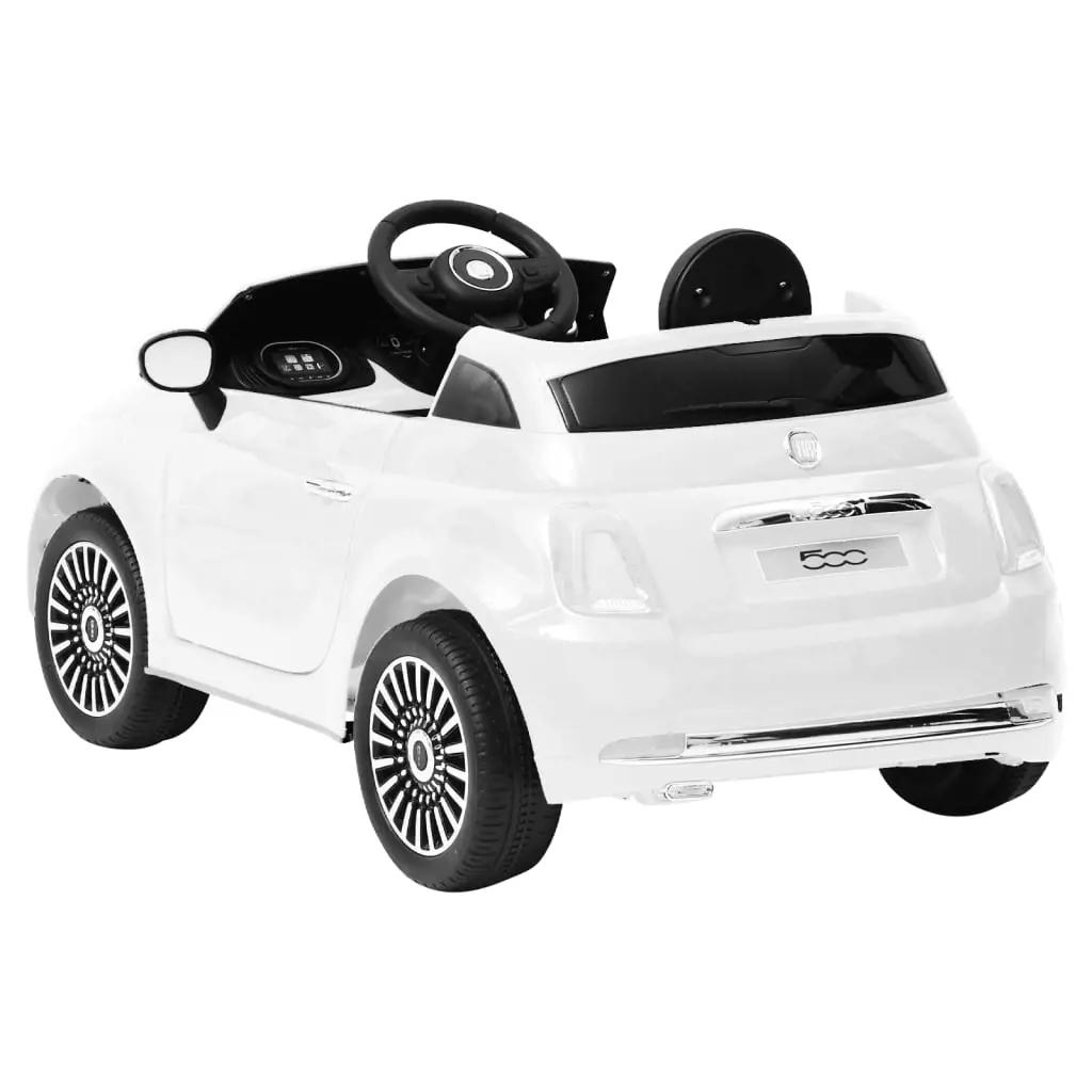 Kinderauto Fiat 500 elektrisch wit (4)