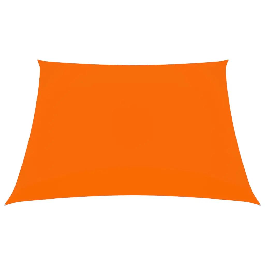 Zonnescherm vierkant 3,6x3,6 m oxford stof oranje (2)