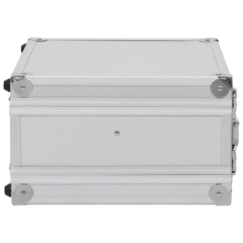 Wapenkoffer aluminium ABS zilverkleurig (4)