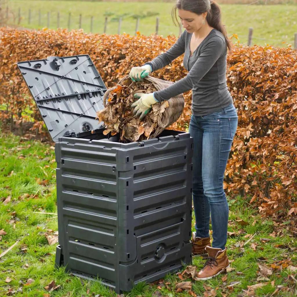 Nature Compostbak 300 L zwart (2)