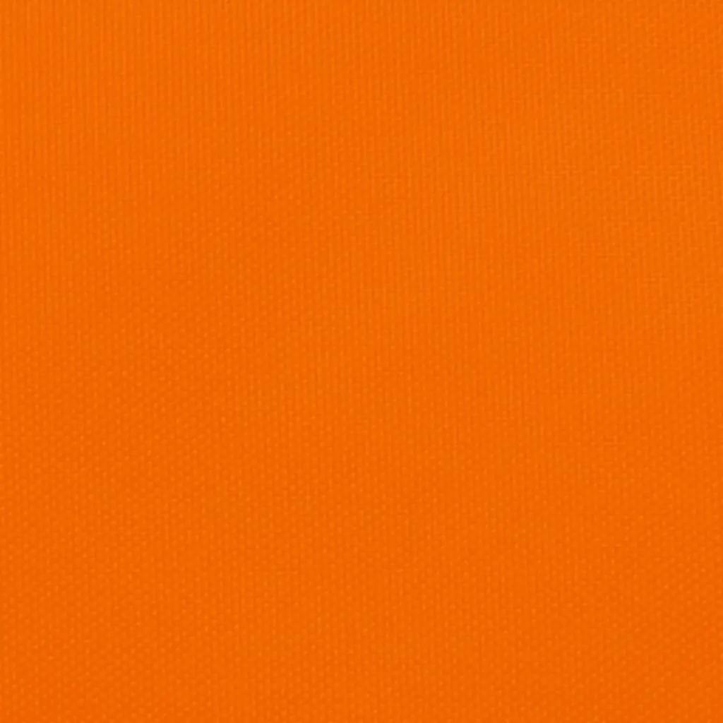 Zonnescherm driehoekig 5x7x7 m oxford stof oranje (3)